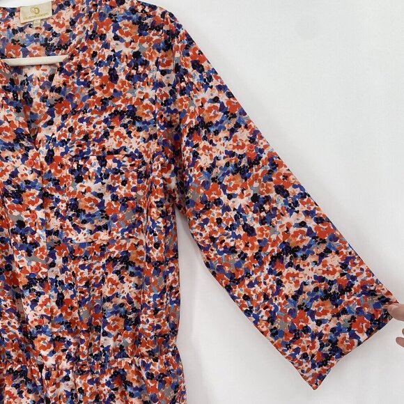 Collective Concepts Floral Romper Size Large Feminine Ditsy Flowers - Picture 9 of 11